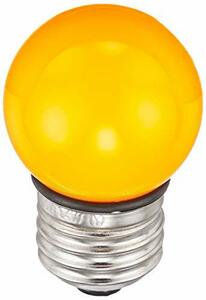 ELPA 防水型LED装飾電球 ミニボール球形 口金直径26mm G40 イエロー LDG1Y-G-GWP253(中古品)　(shin