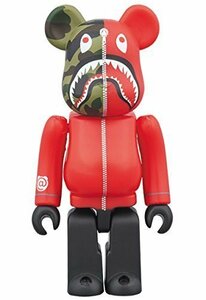 1st CAMO SHARK BE@RBRICK 100％ RED(未使用品)　(shin