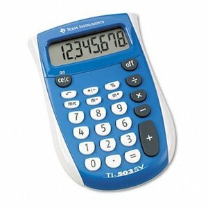 Texas Instruments TI-503SV ポケット電卓 計算機 ポケット DPCFX8P (20個パック)(中古品)　(shin