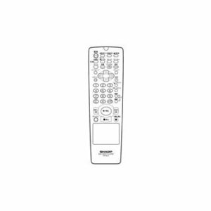 シャープ DVD用リモコン 9HSNA538JD(0046380140)(中古品)　(shin