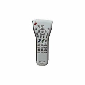 シャープ 液晶テレビ用リモコン RRMCGA073WJSA(0106380098)(中古品)　(shin