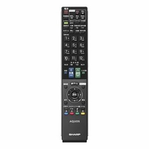 シャープ 液晶テレビ用リモコン RRMCGA912WJSA(0106380333)(中古品)　(shin