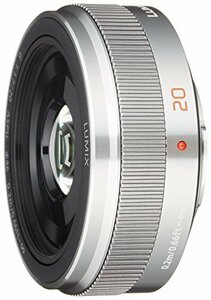 パナソニック 単焦点レンズ マイクロフォーサーズ用 ルミックス G 20mm/F1.7 II ASPH. シルバー H-H020A-S(中古 未使用品)　(shin