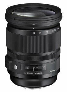 【中古 良品】 SIGMA 標準ズームレンズ Art 24-105mm F4 DG OS HSM キヤノン用 フルサイズ対応　(shin