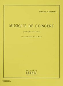 コンスタン : 演奏会の音楽 (サクソフォン、ピアノ) ルデュック出版(中古品)　(shin
