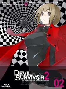 DEVIL SURVIVOR 2 the ANIMATION (2) (初回限定特典 特典ドラマCD「がんばれヒビキくん!その1」付き) [Blu-ray](中古 未使用品)　(shin