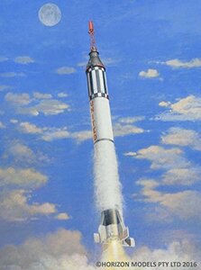ホライズンモデル 1/72 アメリカ初の有人宇宙ロケット マーキュリー・レッドストーン プラスチックモデルキット HM