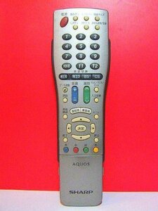 シャープ テレビリモコン GA434WJSA(中古品)　(shin