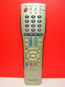 シャープ テレビリモコン GA465WJSA(中古品)　(shin