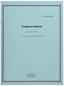 ビッチ : 小協奏曲 コンチェルティーノ (ファゴット、ピアノ) ルデュック出版(中古品)　(shin