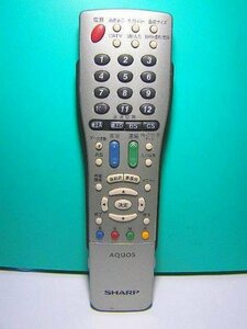 シャープ テレビリモコン GA465WJSA(中古品)　(shin