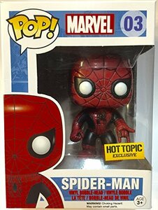 [ポップ!]Pop! Funko Marvel SpiderManHot Topic Exclusive Red/Black Vinyl Figure [並行輸入品](中古品)　(shin