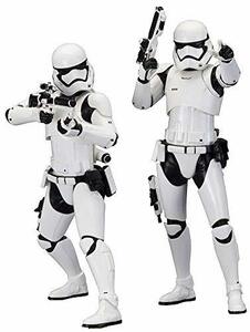 First Order Stormtrooper (Star Wars: The Force Awakens) Kotobukiya ArtFX 2 Pack Statues(中古 未使用品)　(shin