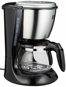 Melitta(メリタ) コーヒーメーカー 【2-5杯】Melitta ステップス ブラック MKM-533/B(中古品)　(shin