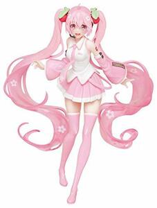 タイトー 桜ミク フィギュア 描き下ろしイラストver.(中古品)　(shin