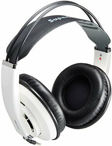 Superlux セミ・オープン型プロフェッショナルモニターヘッドフォン HD681EVO/W WHITE(中古品)　(shin