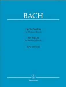 バッハ : 6つの組曲 BWV1007~1012 (チェロ) ベーレンライター出版(中古 未使用品)　(shin