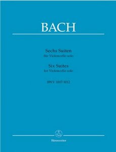 バッハ : 6つの組曲 BWV1007~1012 (チェロ) ベーレンライター出版(中古品)　(shin