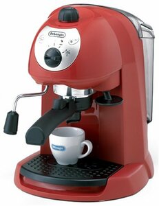 DeLonghi エスプレッソ・カプチーノメーカー レッド EC200N-R　(shin