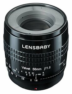 Lensbaby ソフトレンズ Velvet 56 56mm F1.6 ソニー αEマウント ブラック フルサイズ対応 860052(中古 未使用品)　(shin