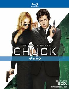 CHUCK / チャック 〈セカンド・シーズン〉コンプリート・ボックス [Blu-ray](中古 未使用品)　(shin