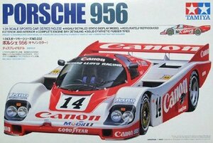 タミヤ 1/24 ポルシェ956(キヤノンカラー) (1／24 スポーツカー:24232)(中古品)　(shin