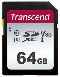 Transcend SD карта 64GB UHS-I U3 V30 соответствует Class10 ( максимальный пересылка скорость 95MB/s) 5 год гарантия TS64GSDC300S-E[Amazon.co.jp ограничение ( б/у товар ) (shin