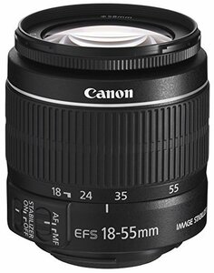 Canon 標準ズームレンズ EF-S18-55mm F3.5-.5.6 IS II APS-C対応(中古 未使用品)　(shin