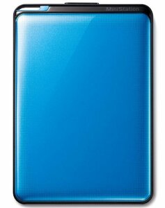 (中古品)BUFFALO ターボPC EX2 USB3.0 ポータブルHDD 1TB ブルー HD-PNT1.0U3-LC　(shin