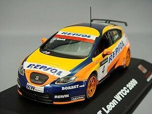 ☆セアトオフシャル 1/43 セアト レオン TDI 2009 WTCC #4 G.ジェネ(中古 未使用品)　(shin