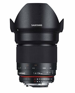 SAMYANG 単焦点広角レンズ 24mm F1.4 オリンパス フォーサーズ用 フルサイズ対応(中古品)　(shin