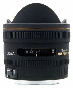 Sigma 10mm f/2.8 EX DC HSM 魚眼レンズ キヤノン デジタル一眼レフカメラ用 国際版(中古品)　(shin