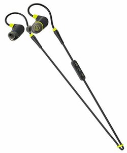 【中古 良品】 audio-technica SONICSPORT カナル型ワイヤレスイヤホン 防水仕様 スポーツ向け　(shin