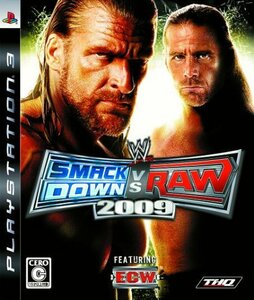 WWE 2009 SmackDown vs Raw - PS3(未使用品)　(shin