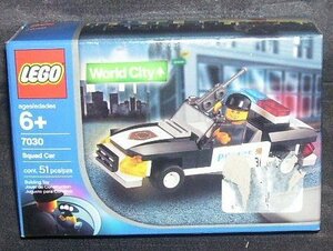 LEGO World City Squad Car, 7030, 51 Pieces, Police(中古 未使用品)　(shin