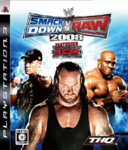 WWE 2008 SmackDown vs Raw - PS3(未使用品)　(shin