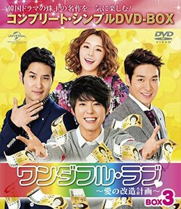 ワンダフル・ラブ~愛の改造計画~ BOX3 (コンプリート・シンプルDVD-BOX5,000円シリーズ)(期間限定生産)(中古品)　(shin