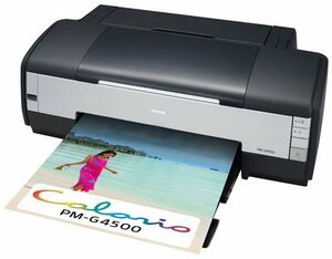 【中古品】 EPSON Colorio インクジェットプリンター PM-G4500 A3ノビ対応 6色染料インク　(shin