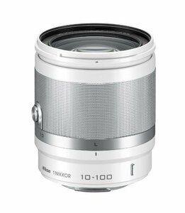 Nikon 高倍率ズームレンズ 1 NIKKOR VR 10-100mm f/4-5.6 ホワイト ニコンCXフォーマット専用(中古品)　(shin