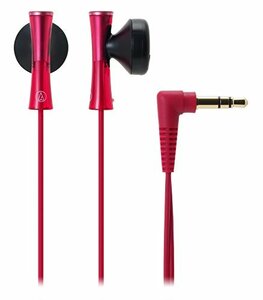 audio-technica JUICY イヤホン インナーイヤー型 レッド ATH-J100 RD(中古 未使用品)　(shin