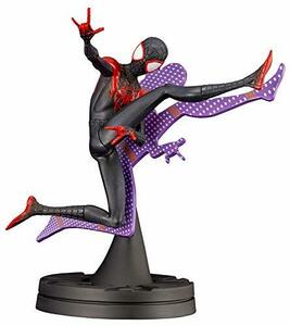 ARTFX+ MARVEL UNIVERSE マイルズ・モラレス ヒーロースーツ INTO THE SPIDER-VERSE 1/10スケール PVC製 塗装済み簡易(中古品)　(shin