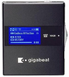 【中古品】TOSHIBA HDDプレーヤー gigabeat G10 コスモブラック [MEG101(K)] MEG101　(shin