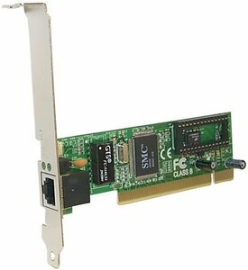 SMC - PCI FAST 10/100 ETHER SMC1211TX 1211TX(中古 未使用品)　(shin