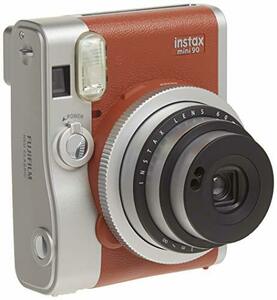 FUJIFILM インスタントカメラ チェキ instax mini 90 ネオクラシック ブラウン INSTAX MINI 90 BROWN(中古品)　(shin