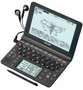 シャープ 音声対応・タイプライターキー配列電子辞書ブラウニッシュブラック PW-AT790B　(shin