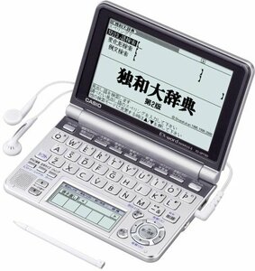 CASIO Ex-word 電子辞書 XD-GP7150 ドイツ語大画面液晶モデル メインパネル+手書きパネル搭載 ネイティブ+TTS音　(shin