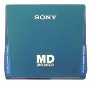 SONY　ポータブルＭＤプレーヤー　MZ-E75グリーン(中古品)　(shin