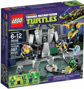 LEGO 79105 Mutant Ninja Turtles Baxter Robot Rampage レゴ ミュータント タートルズ [並行輸入品](中古 未使用品)　(shin