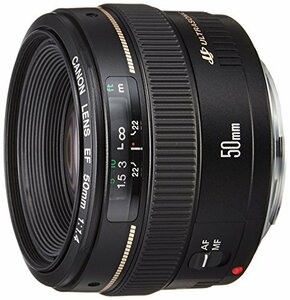 Canon 単焦点レンズ EF50mm F1.4 USM フルサイズ対応(中古 未使用品)　(shin