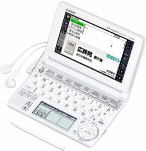 CASIO Ex-word 電子辞書 XD-A6600WE 多辞書教養モデル ツインタッチパネル 音声対応 110コンテンツ Blanv　(shin